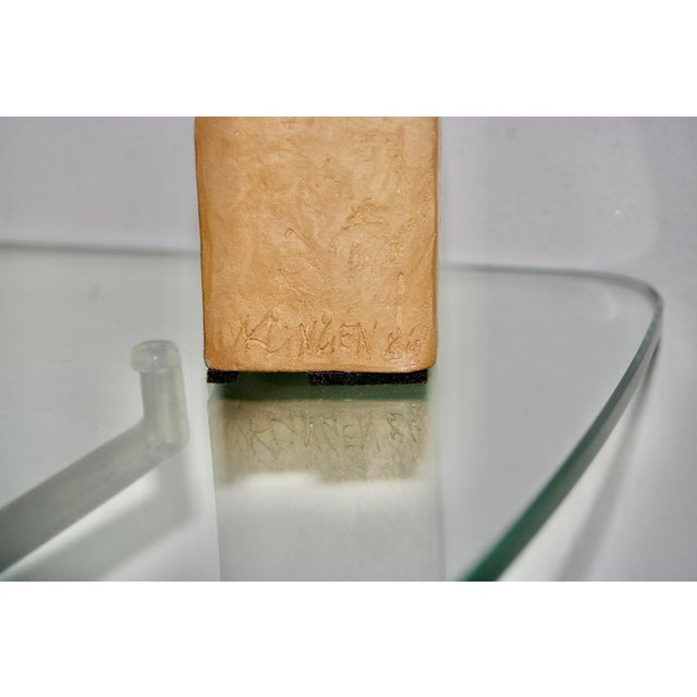 Architectural Study in Terracotta by Alois Kaspar Klingen, 1984 For Sale - Image 4 of 9