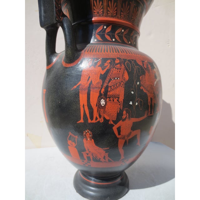 Neoclassical Pronomos Krater Theater Greek Pottery Ceramic Greece For Sale - Image 3 of 17