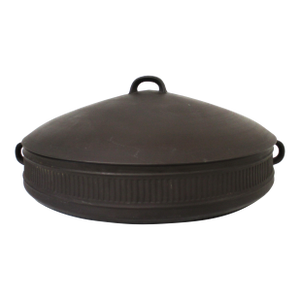 Mid 20th Century Dansk Flamestone Paella Casserole Baking Serving Dish by Jens Quistgaard Denmark