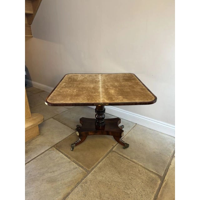 Antique Regency Rosewood Card Tables, 1830, Set of 2 For Sale - Image 9 of 13