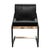"Silenzioso" Chair With Stainless Steel and Bronze Details For Sale In Los Angeles - Image 6 of 9