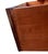 Wood Antique 1920s Federal Hepplewhite Revival Walnut China Cabinet Display Hutch For Sale - Image 7 of 14