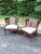Late 20th Century Dessin Fournir Art Deco Style Cane Accent Chairs – Pair For Sale - Image 12 of 14