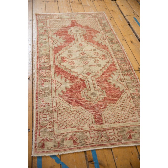 Vintage Distressed Oushak Rug Runner - 2'6" x 5' For Sale - Image 10 of 10
