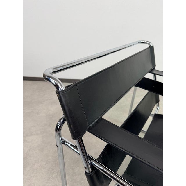 Vintage B3 Wassily Chair by Marcel Breuer for Bononia, Italy, 1960s For Sale - Image 13 of 15
