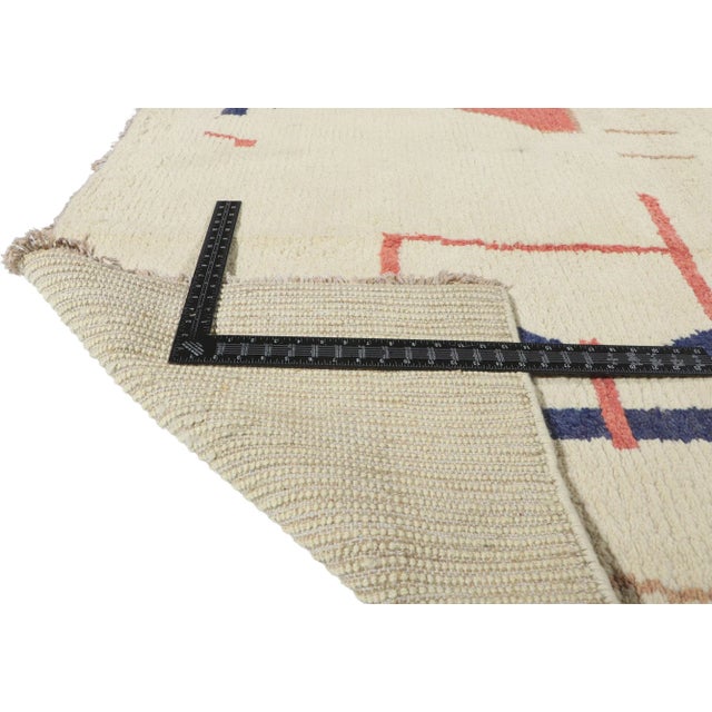 Early 21st Century Oversized Moroccan Rug With Brutalist Style - 10'02 X 13'10 For Sale - Image 5 of 9