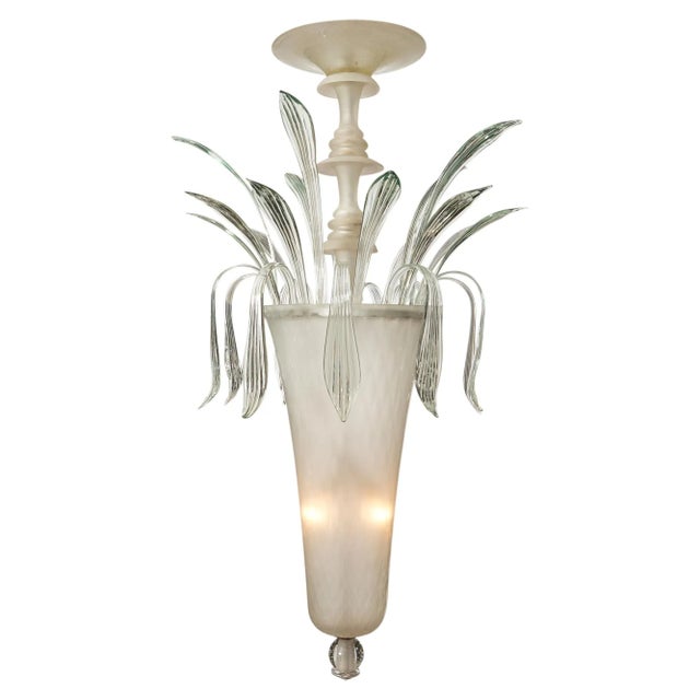 Italian Vintage Murano Glass Chandelier For Sale - Image 10 of 10