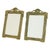 Antique French Polished Brass Photo Frames, 1890s, Set of 2 For Sale - Image 9 of 18