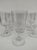 Nine large Baccarat crystal glasses, Champigny pattern. 15 cm. Cylindrical shape, size 5777, the same as the Richelieu...