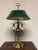 Early 19th Century 19th Century French Bouillotte Lamp with Green Tole Shade For Sale - Image 5 of 12