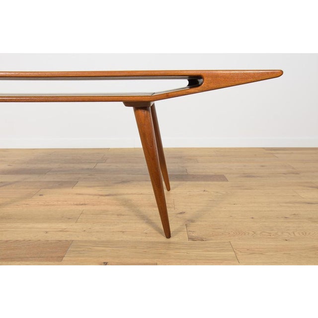 Danish Teak Model 100 Coffee Table from Omann Jun, Denmark, 1950s For Sale - Image 10 of 15