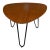 Mid-Century Modern "Guitar Pick" Coffee Table Hairpin Legs For Sale