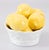 A lovely Mid-Century Italian majolica basket of lemons in a white latticework bowl. Marked "Made in Italy" on reverse....
