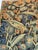 Late 20th Century Arts & Crafts/ William Morris Style Verdure Tapestry Birds, Butterflies Foliage For Sale - Image 5 of 16