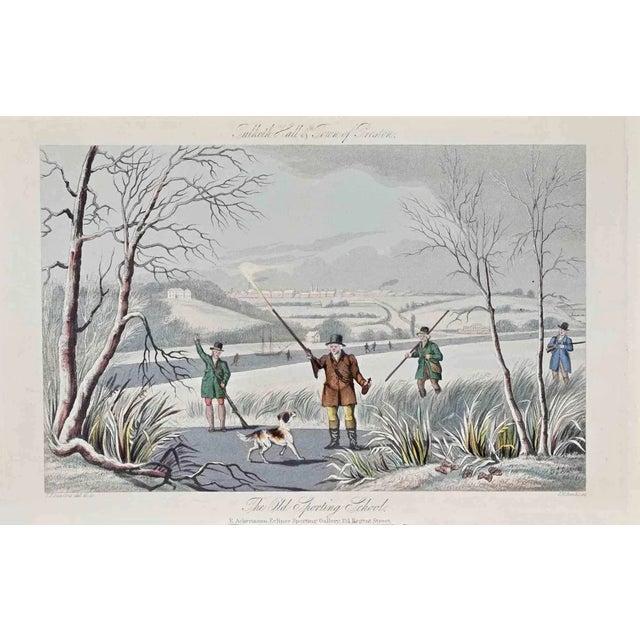 Joseph Banks, The Old Sporting School, Etching, 1837 For Sale