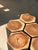 Hexagonal Stools in Two-Tone Suar, Set of 5 For Sale - Image 15 of 18