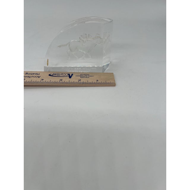 Plastic 1982 Micheal F Cox Race Horse Carving Arlington Park For Sale - Image 7 of 8