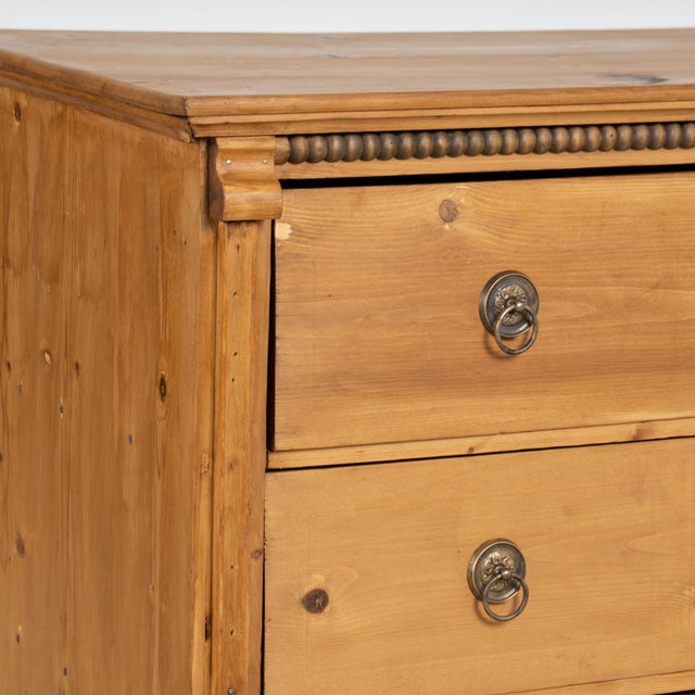 Late 19th Century Hungarian Large Pine Chest of Three Drawers For Sale - Image 10 of 17