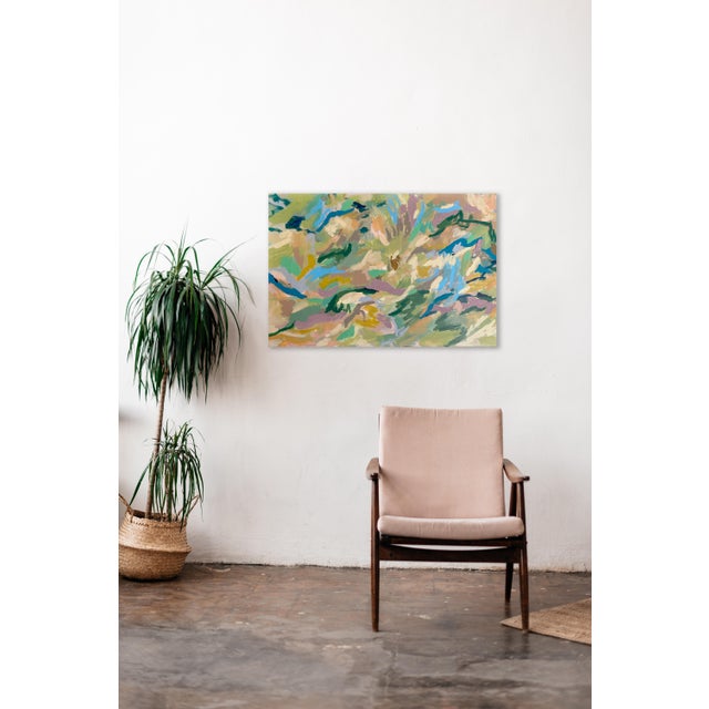 "Sunny Field" 2026 Original Painting by Jessalin Beutler For Sale In Seattle - Image 6 of 6