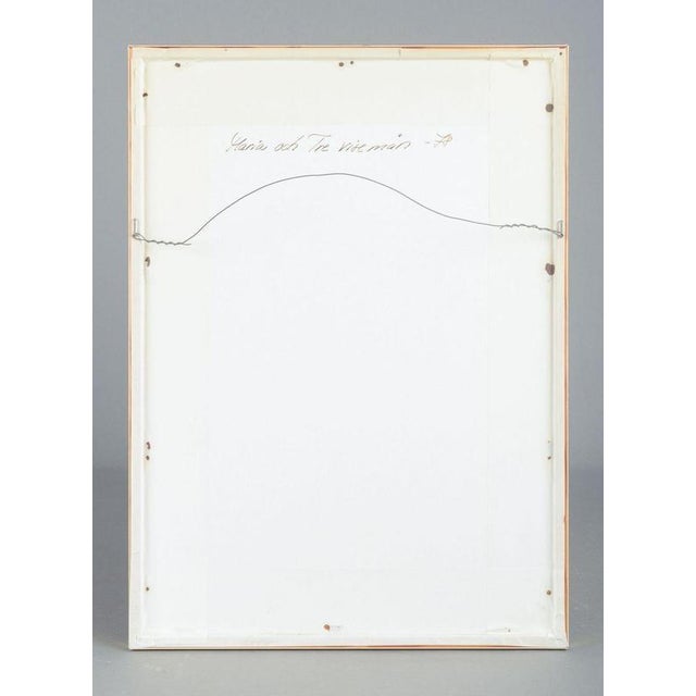 Åke Holm, Maria and the Three Wise Men, Sweden, 1978, Woodcut For Sale - Image 6 of 7