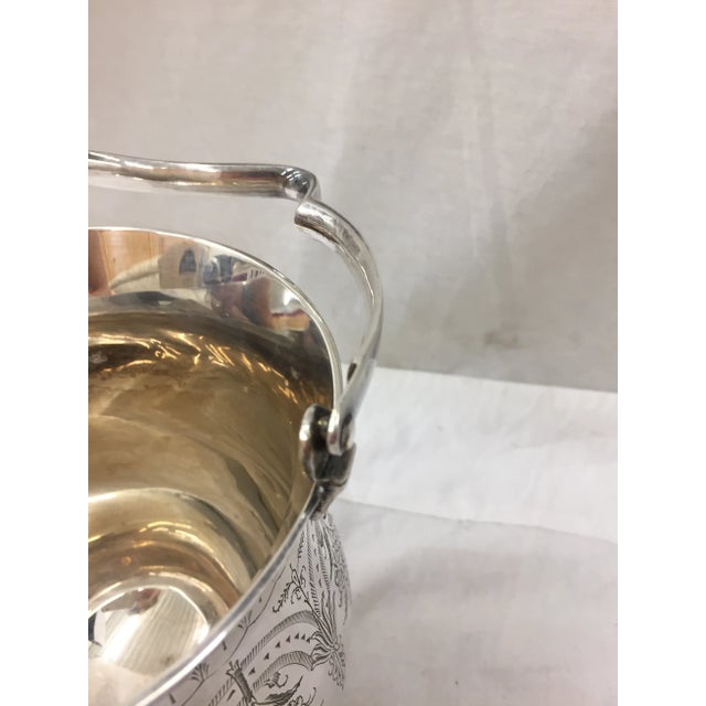 Antique Etched Silver Vase For Sale In Raleigh - Image 6 of 10