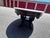 Vintage Victorian Revival Oval Marble Top Center Table With Hand-Carved Mahogany Base For Sale - Image 4 of 7