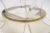 Metal Italian Acrylic Coffee Table with Bicolor Ring, 1970s For Sale - Image 7 of 12