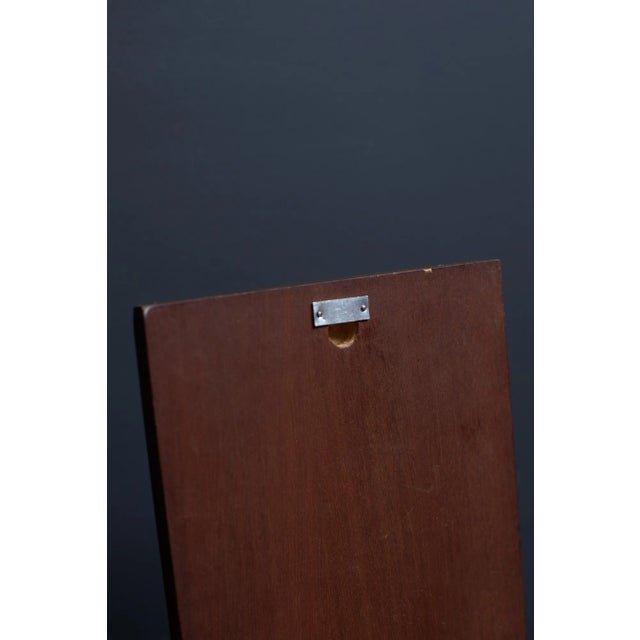 Mid-Century Teak and Porcelain Bird Wall Decoration, 1960s For Sale - Image 5 of 7