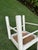 Vintage Hank Loewenstein Padova Italian Rush Seat Dining Chair in White Lacquer For Sale - Image 10 of 11