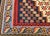 Vintage Persian Senneh Kilim Area Rug, Handwoven Wool, Floral Pattern, Ivory & Blue, 3x6 For Sale - Image 13 of 15