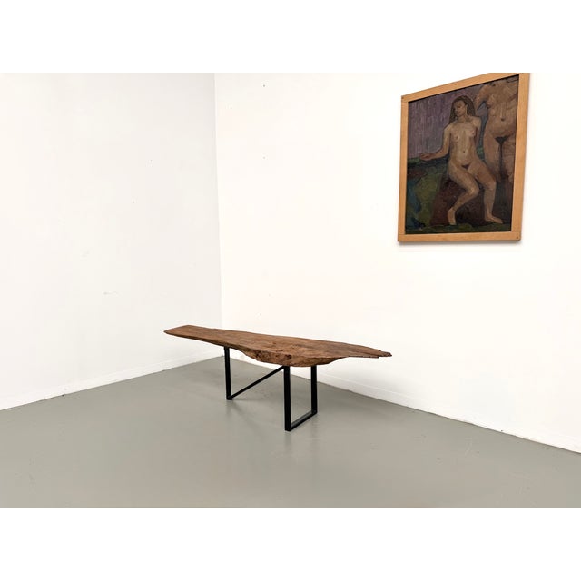 Organic Coffee Table in Poplar, 1990s For Sale - Image 3 of 18