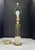 Very elegant little lamp that feels both neoclassical and modern. Consists of four clear glass rods on a satin-glass base...