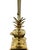 Late 20th Century Late 20th Century Pair of Vintage Hollywood Regency Solid Brass Pineapple Table Lamps For Sale - Image 5 of 9