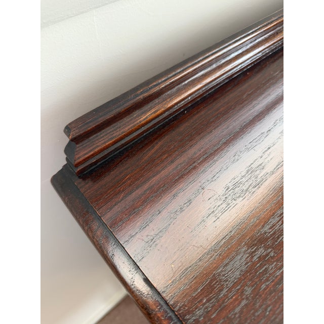1930s Vintage Bernhardt Beautiful Jacobean Side Buffet - Versatile - Elegantly Carved, Inner Trays and Versatile Storage For Sale - Image 10 of 16