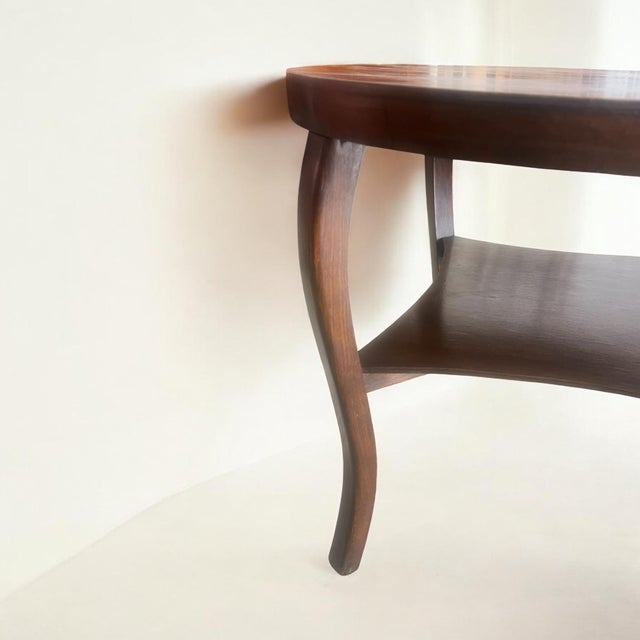 Art Nouveau Table in Dark Wood, Germany, 1930s For Sale - Image 6 of 7