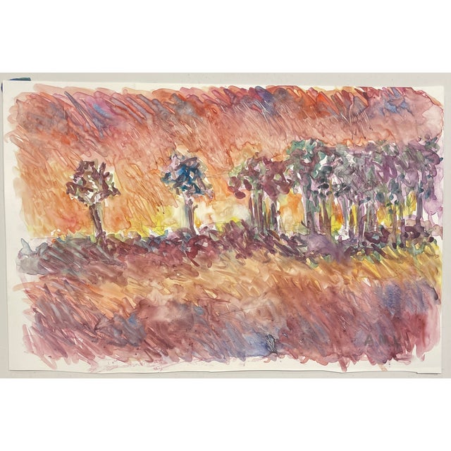 2000 - 2009 Adelaide McKenzie Charleston Beach Scene Watercolor For Sale - Image 5 of 7