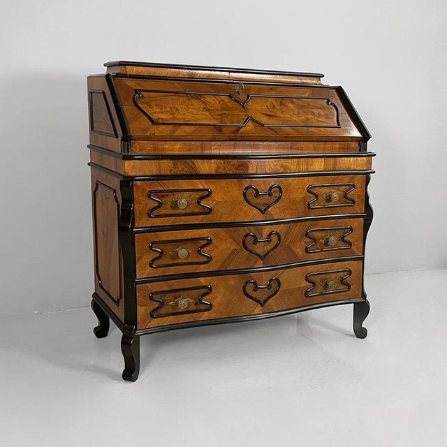 Louis XVI Italian Wooden Chest of Drawers with Decorations, 1950s For Sale - Image 16 of 16
