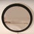 Mid-Century Modern Wall Mirror with Black Rim Ornament, 1950s For Sale - Image 4 of 8
