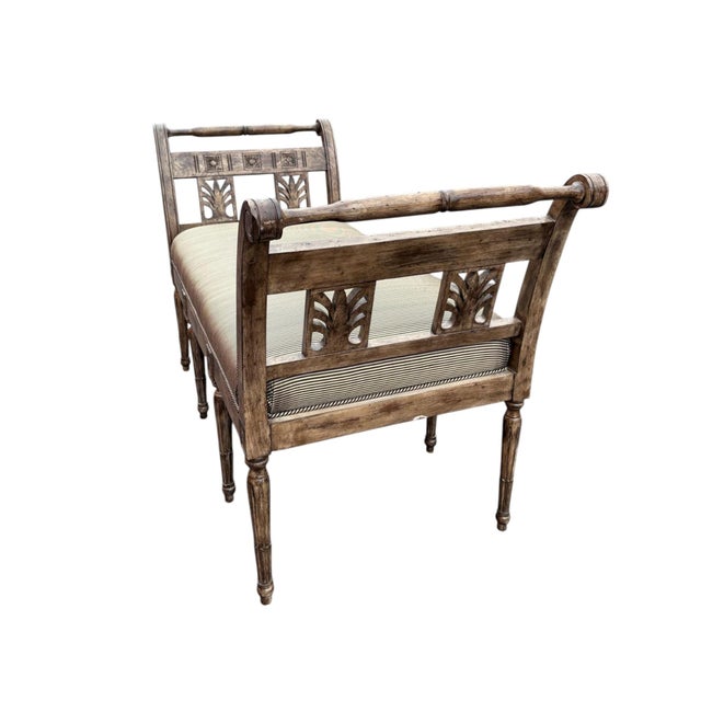 Add a refined touch to any space with this elegant bench by John-Richard, a brand known for timeless craftsmanship and...