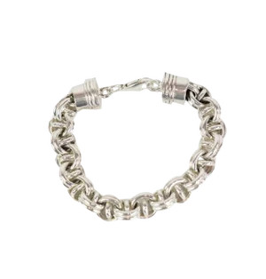 Bracelets in Silver, Powerful Model, Divided Into Rings Nice