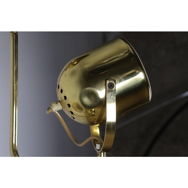 Vintage Floor Lamp in Gilt Metal by Goffredo Reggiani, 1970s For Sale - Image 10 of 18