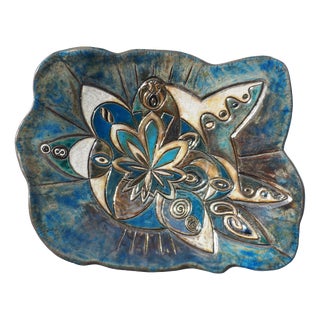 Positive Thinking Raku Ceramic Sculptural Centerpiece, 2025 For Sale