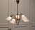 Vintage Swedish Brass Chandelier by Harald Notini for Bohlmarks, 1950s For Sale - Image 6 of 8