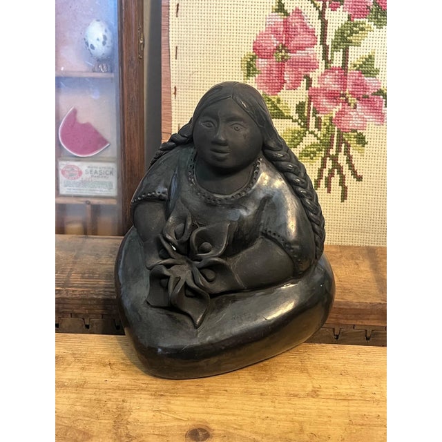 Vintage Mid Century Modern Handmade Statue, Mexico For Sale - Image 4 of 7