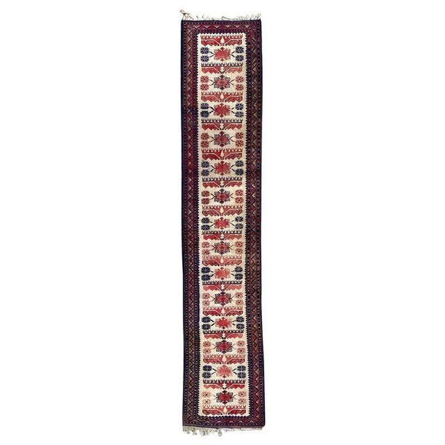 Vintage Turkish Yagcibedir Runner For Sale - Image 11 of 11