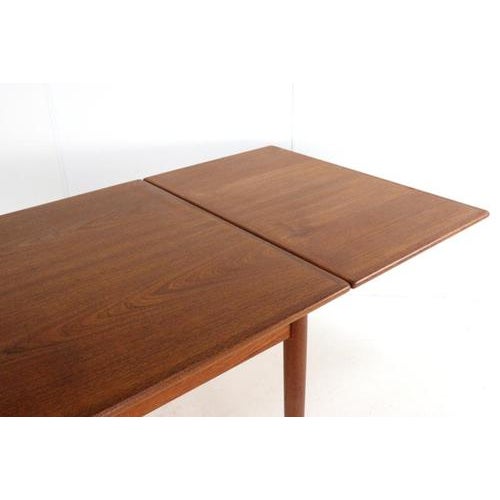 Brown Rectangular Extendable Dining Table, 1960s For Sale - Image 8 of 16