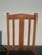 Set Four Vintage Oak Mission Style Barley Twist Oak Black Dining Room Chairs For Sale In Los Angeles - Image 6 of 14