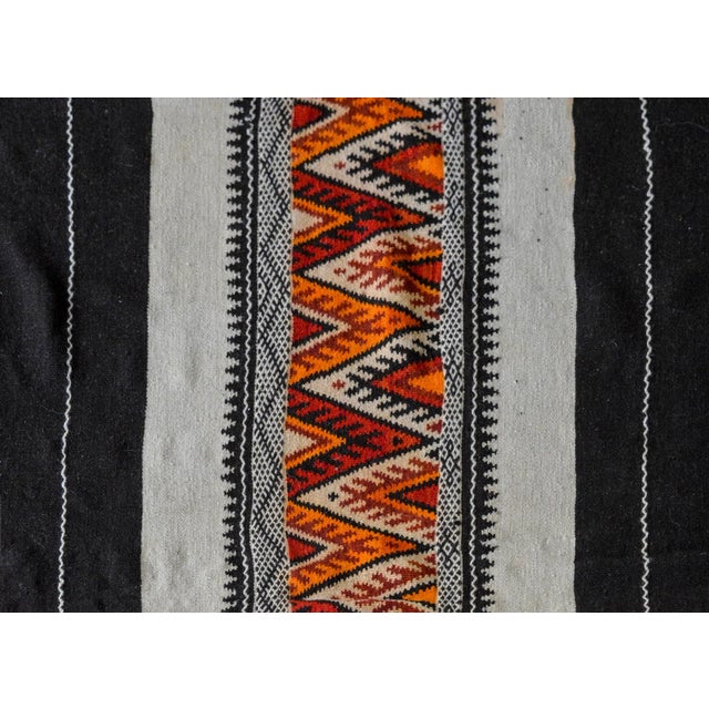 Vintage Mid Century Moroccan Kilim Runner For Sale In Chicago - Image 6 of 12