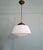 Art Deco Pendant Light in White Opaline Glass, 1920s For Sale - Image 9 of 12
