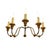 Antique Iron 5-Light Wall Lamp For Sale - Image 9 of 9